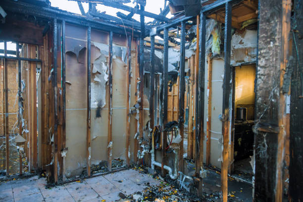 Professional Emergency Fire Cleanup technician working in Nokomis, FL